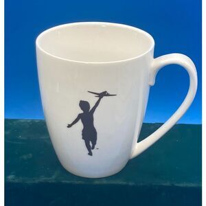 Storyville Coffee Company White Ceramic Coffee Mug Boy Flying A Plane